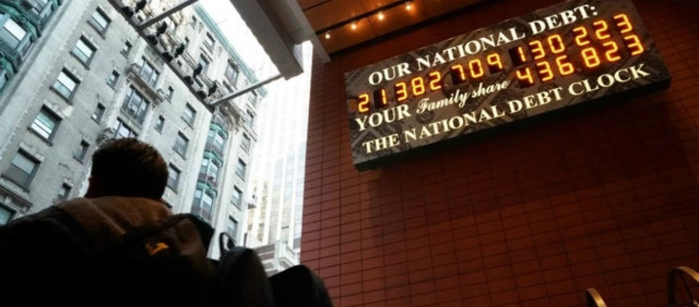 Για πρώτη φορά στην ιστορία το αμερικανικό χρέος ξεπέρασε τα 23 τρισ.$!